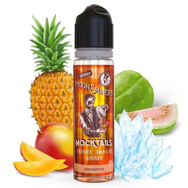 MOONSHINERS Mocktails - Mangue Ananas Goyave - E-liquide 50ml-0 mg-VAPEVO