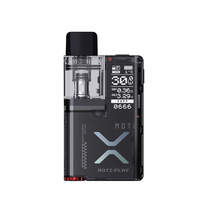 MOTI Play - Kit E-Cigarette 30W 900mah-Alloy Black-VAPEVO