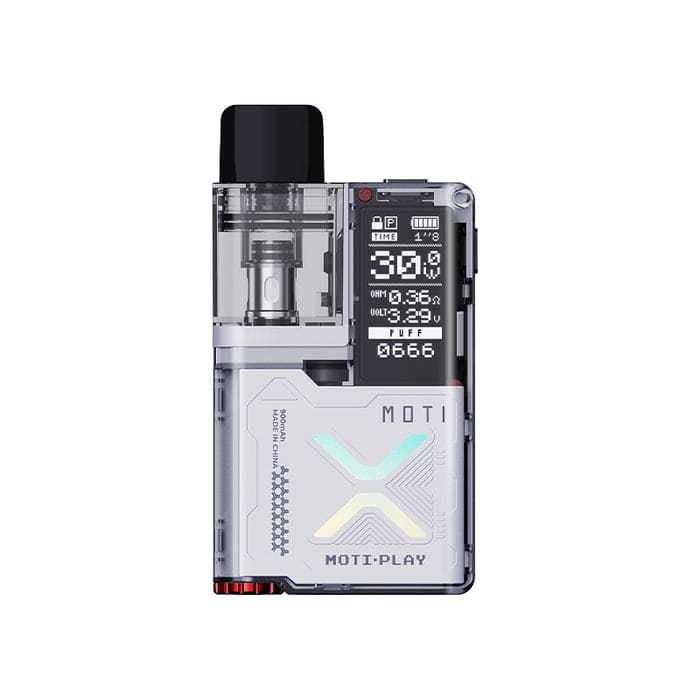 MOTI Play - Kit E-Cigarette 30W 900mah-Pearl White-VAPEVO