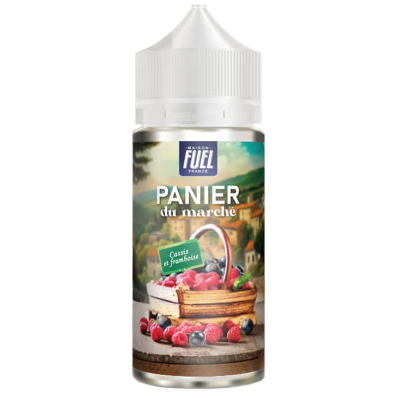 PANIER DU MARCHÉ Cassis et Framboise - E-liquide 100ml