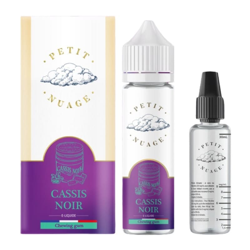 PETIT NUAGE Cassis Noir - E-liquide 50ml-0 mg-VAPEVO