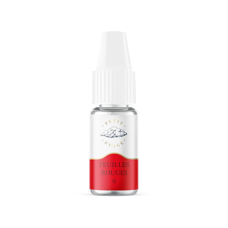 PETIT NUAGE Feuille Rouge - E-liquide 10ml-0 mg-VAPEVO