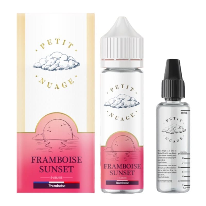 PETIT NUAGE Framboise Sunset - E-liquide 50ml-0 mg-VAPEVO