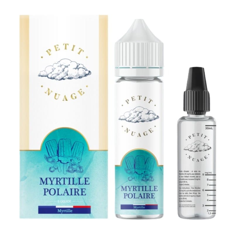 PETIT NUAGE Myrtille Polaire - E-liquide 50ml-0 mg-VAPEVO