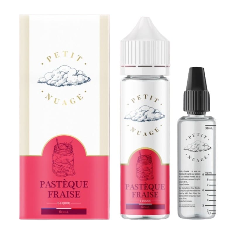 PETIT NUAGE Pastèque Fraise - E-liquide 50ml-0 mg-VAPEVO