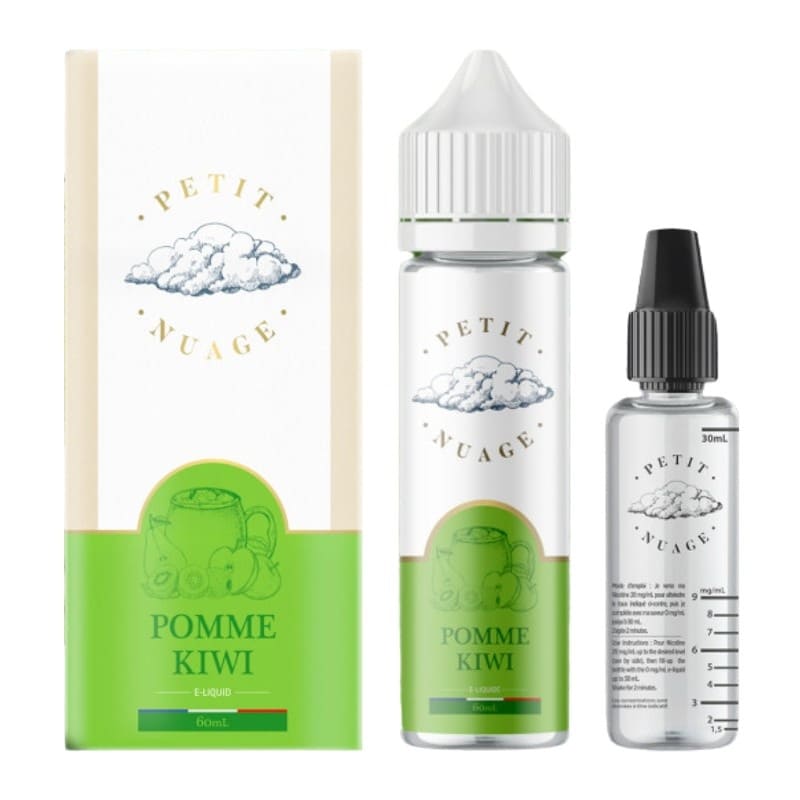 PETIT NUAGE Pomme Kiwi - E-liquide 50ml-0 mg-VAPEVO