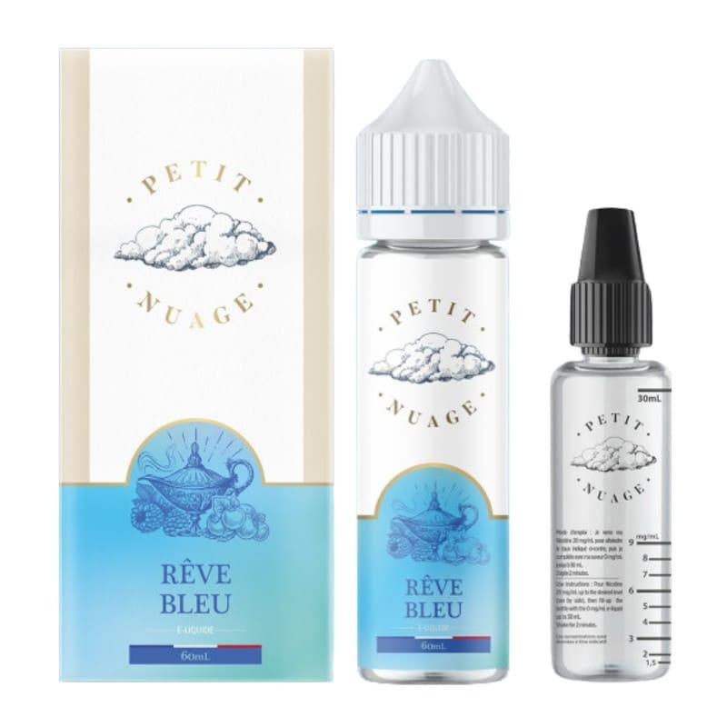 PETIT NUAGE Rêve Bleu - E-liquide 50ml-0 mg-VAPEVO