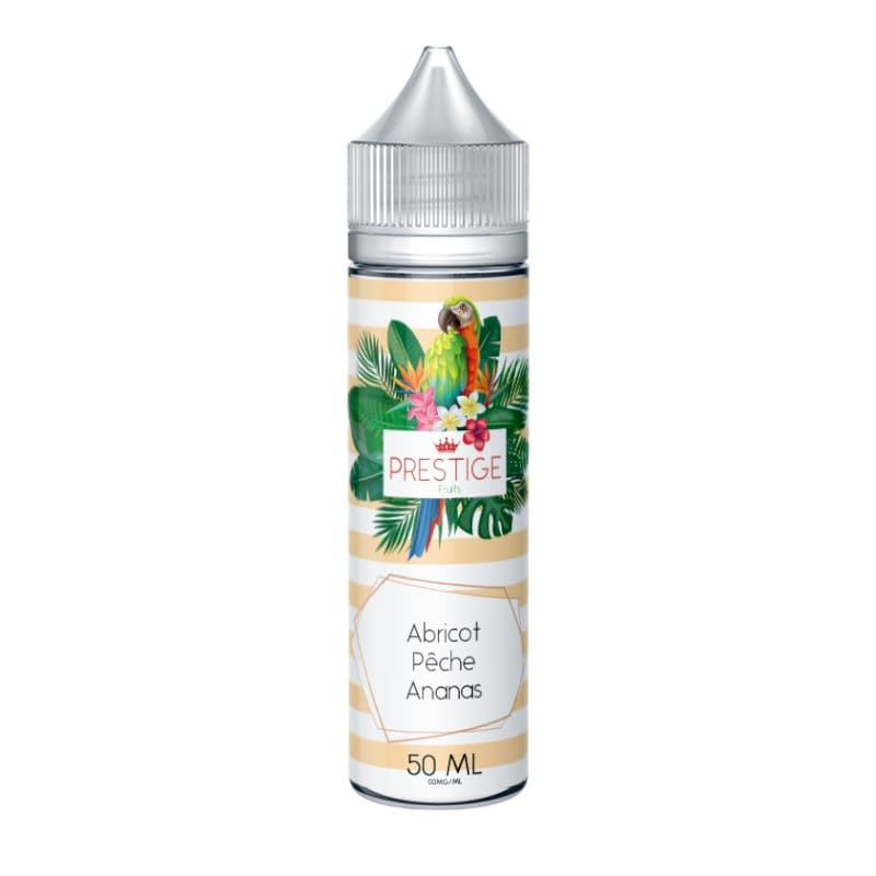 PRESTIGE FRUITS Abricot Pêche Ananas - E-liquide 50ml-0 mg-VAPEVO