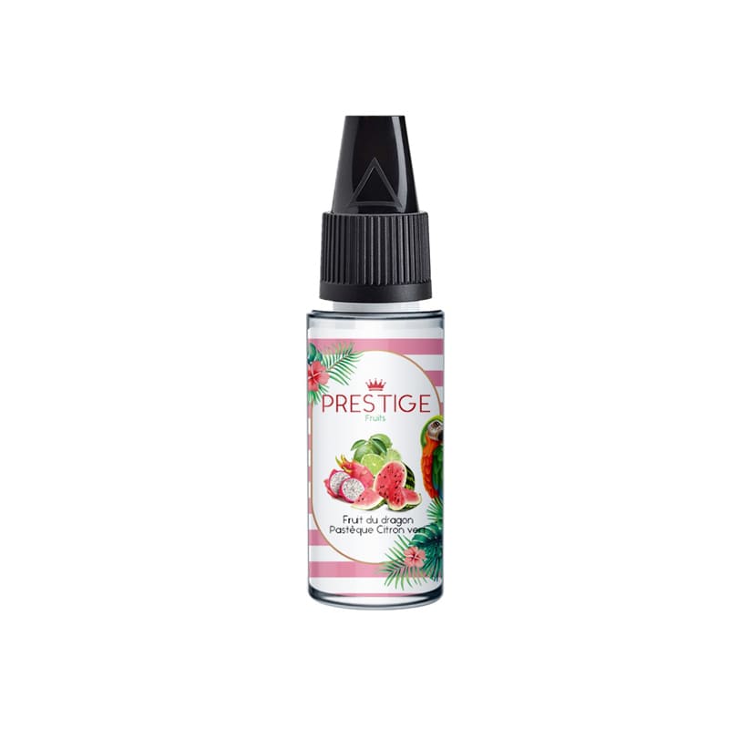 PRESTIGE FRUITS Fruit du dragon & Pastèque & Citron vert - Arôme Concentré 10ml/30ml-10ml-VAPEVO