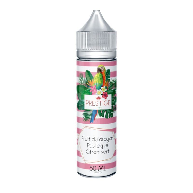 PRESTIGE FRUITS Fruits du dragon & Pastèque & Citron vert - E-liquide 50ml-0 mg-VAPEVO