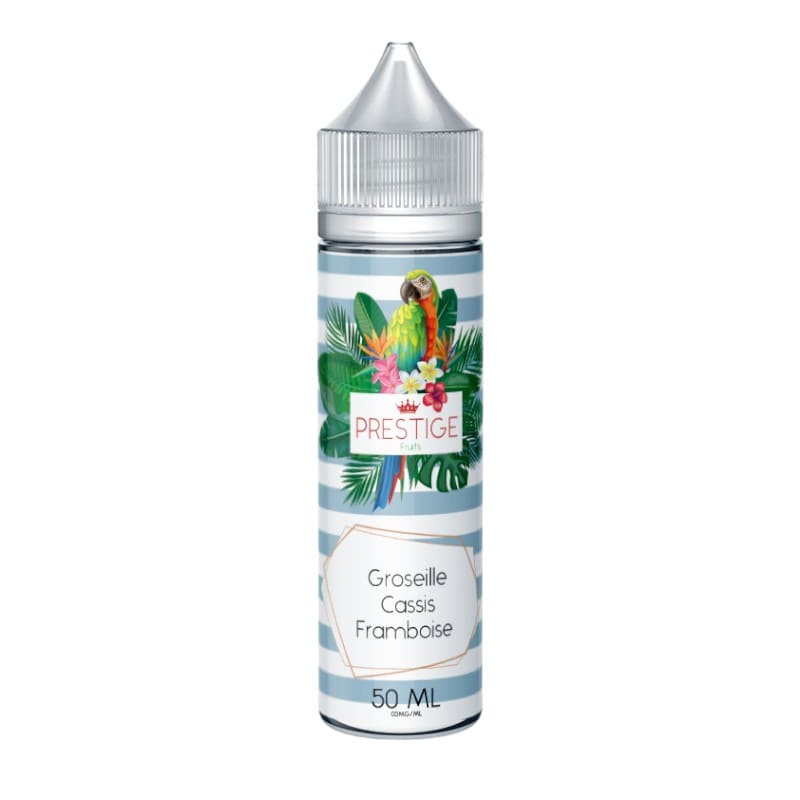 PRESTIGE FRUITS Groseille Cassis Framboise - E-liquide 50ml-0 mg-VAPEVO