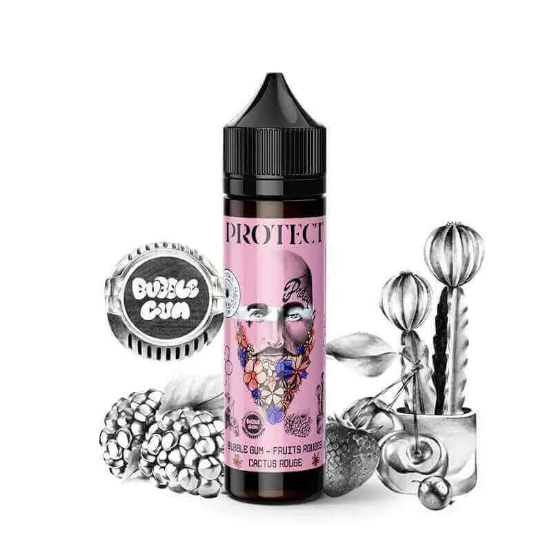 PROTECT Bubble Gum Fruits Rouges Cactus - E-liquide 50ml-0 mg-VAPEVO