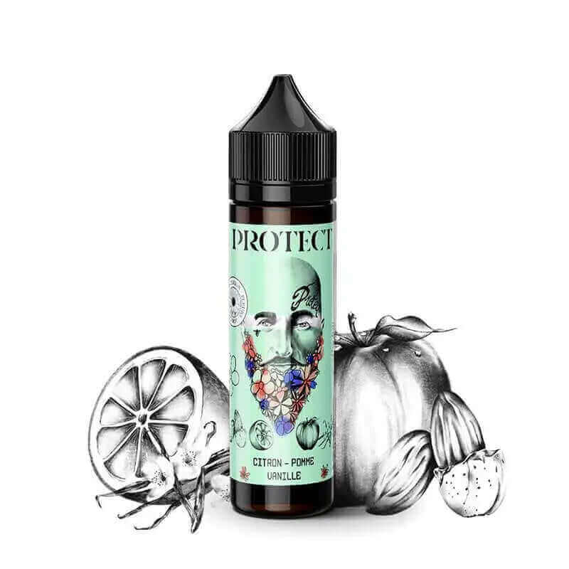 PROTECT Citron Pomme Vanille - E-liquide 50ml-0 mg-VAPEVO