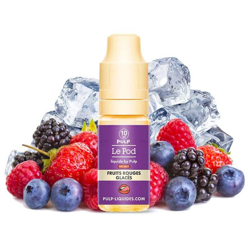 PULP Le Pod Fruits Rouges Glacés - Sel de nicotine 10ml-VAPEVO