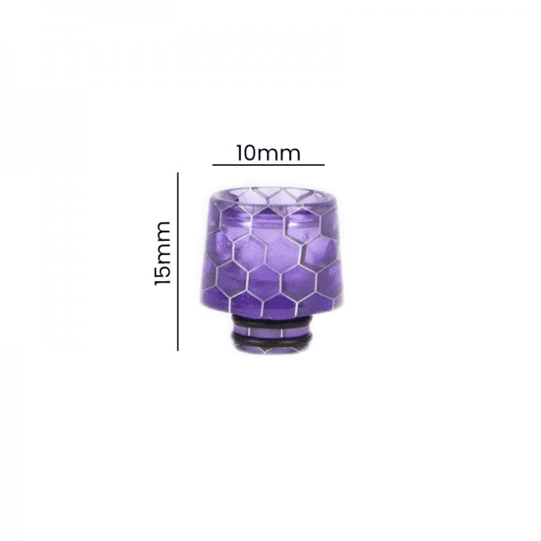 REEWAPE AS202 Cobra Snake Patterns - Drip Tips 510 Resin-Purple-VAPEVO