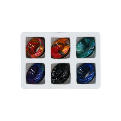 REEWAPE R18 - Pack de 6 Drip Tips 810 Resin-VAPEVO