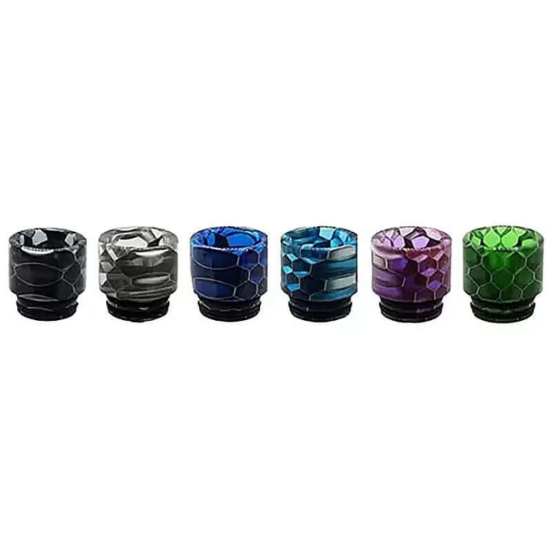 REEWAPE R5 - Pack de 6 Drip Tips 810 Resin-VAPEVO