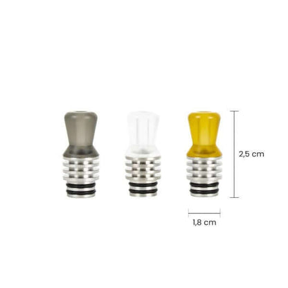 REEWAPE RS338 - Drip Tips 510 Concave Droit-VAPEVO