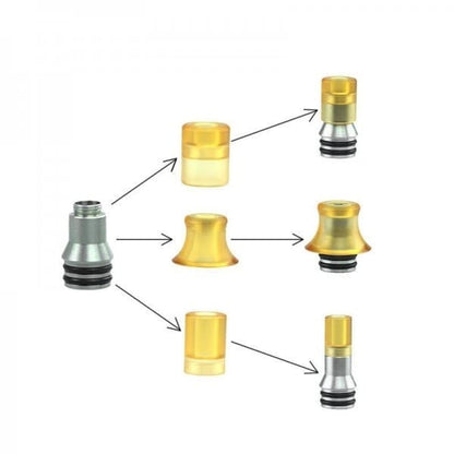 REEWAPE RS350 - Drip Tips 510 3 en 1-VAPEVO