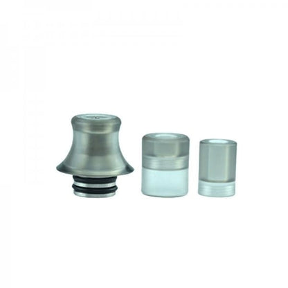 REEWAPE RS350 - Drip Tips 510 3 en 1-Gun Metal-VAPEVO