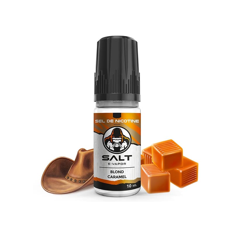 SALT E-VAPOR Blond Caramel - Sel de nicotine 10ml-VAPEVO