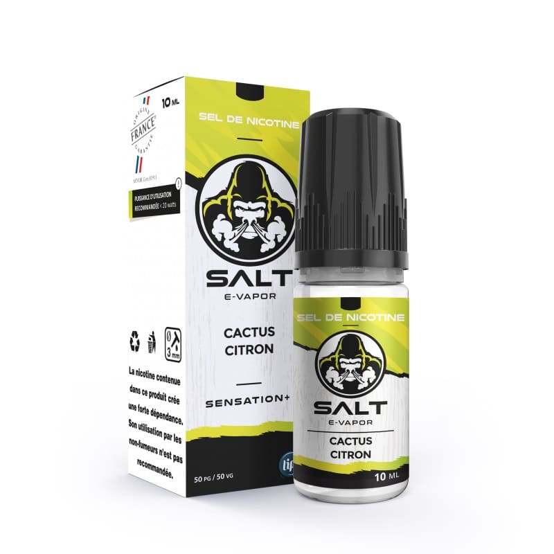 SALT E-VAPOR Cactus Citron - Sel de nicotine 10ml-VAPEVO