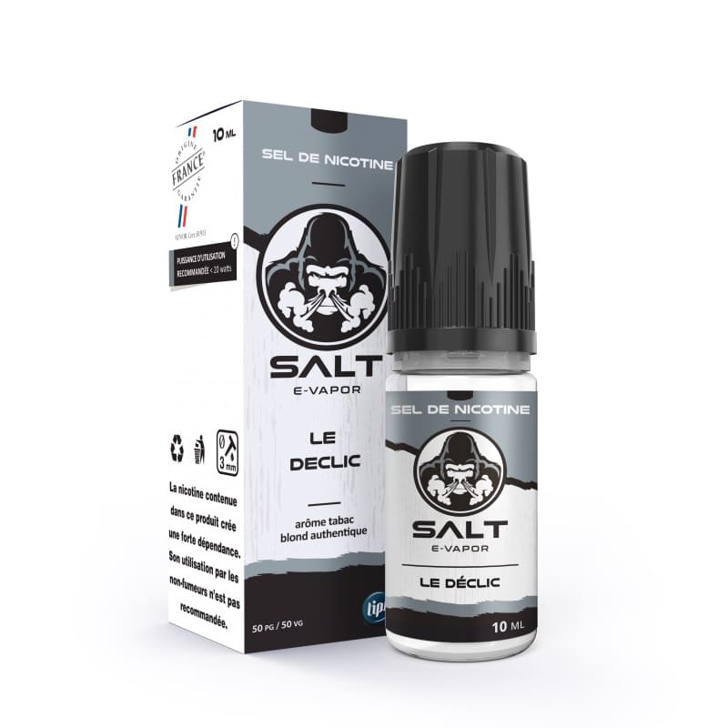 SALT E-VAPOR Le Déclic - Sel de nicotine 10ml-10 mg-VAPEVO