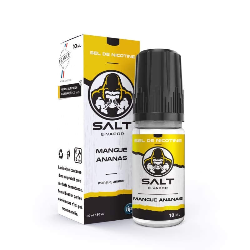 SALT E-VAPOR Mangue Ananas - Sel de nicotine 10ml-VAPEVO