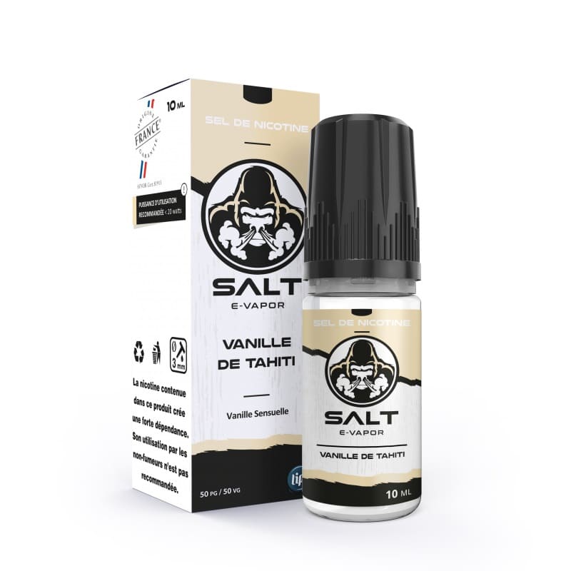 SALT E-VAPOR Vanille de Tahiti - Sel de nicotine 10ml-VAPEVO