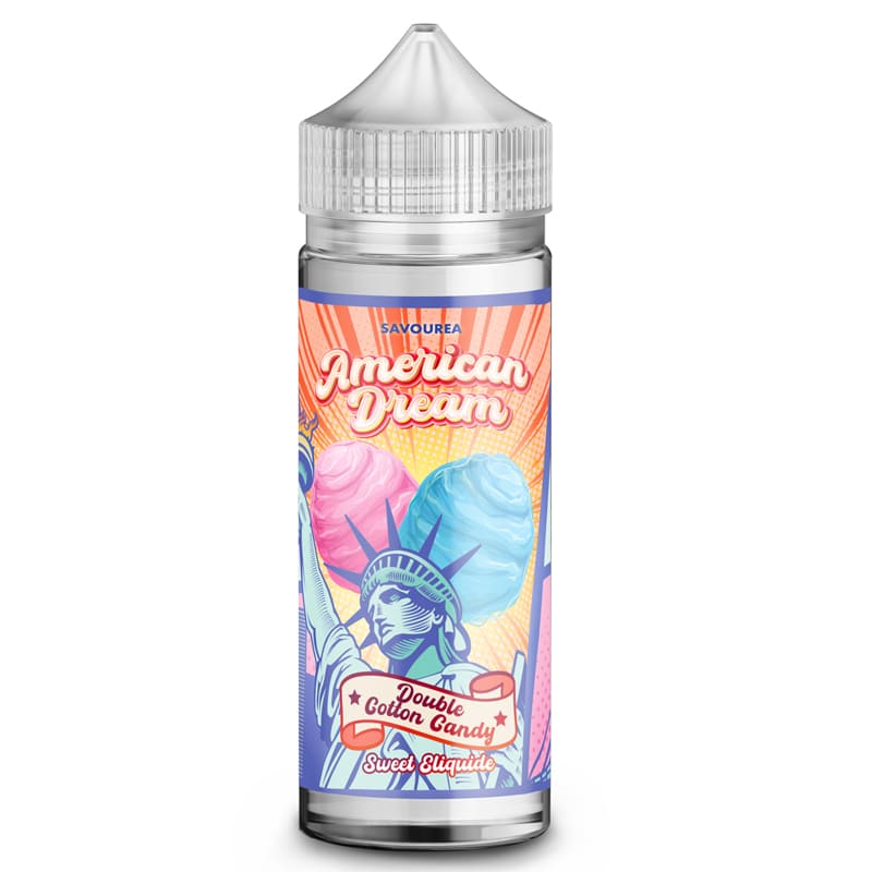 SAVOUREA American Dream Double Cotton Candy - E-liquide 50ml/100ml-0 mg-100 ml-VAPEVO