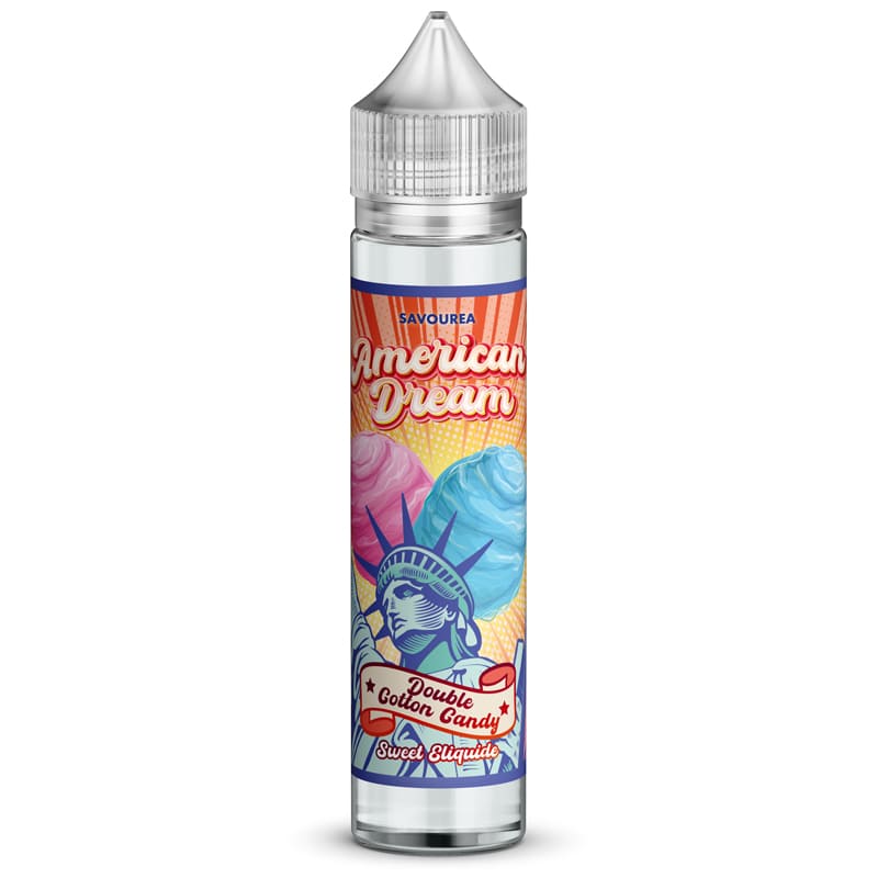 SAVOUREA American Dream Double Cotton Candy - E-liquide 50ml/100ml-0 mg-50 ml-VAPEVO