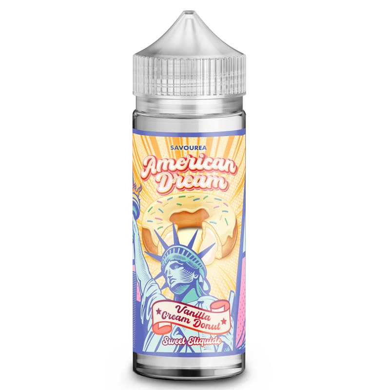 SAVOUREA American Dream Vanilla Cream Donut - E-liquide 50ml/100ml-0 mg-100 ml-VAPEVO