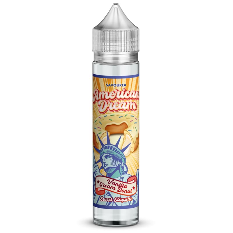 SAVOUREA American Dream Vanilla Cream Donut - E-liquide 50ml/100ml-0 mg-50 ml-VAPEVO