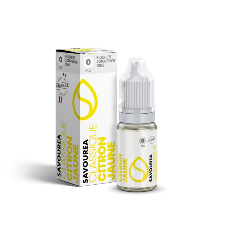 SAVOUREA Citron Jaune - E-liquide 10ml-VAPEVO