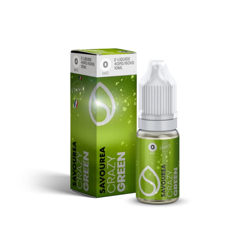 SAVOUREA Crazy Green - E-liquide 10ml-0 mg-VAPEVO