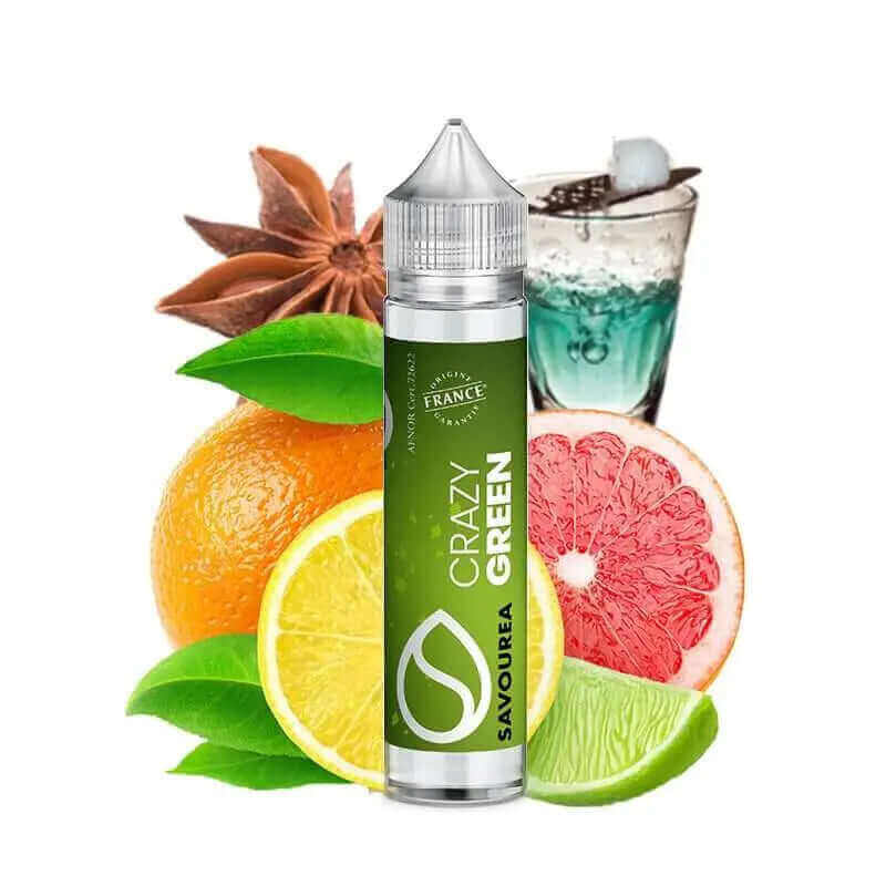 SAVOUREA Crazy Green - E-liquide 50ml-0 mg-VAPEVO