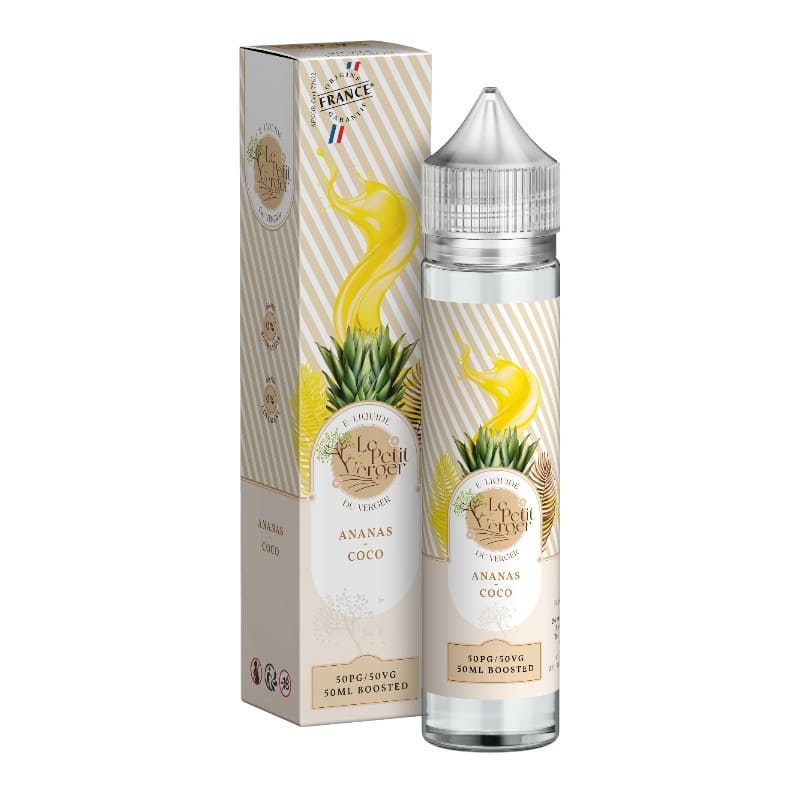 SAVOUREA Le Petit Verger Ananas Coco - E-liquide 50ml-0 mg-VAPEVO