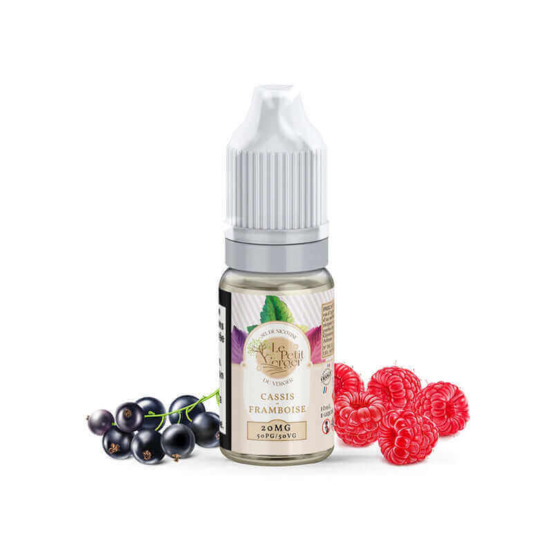 SAVOUREA Le Petit Verger Cassis Framboise - E-liquide 10ml-20 mg (Sel de nicotine)-VAPEVO