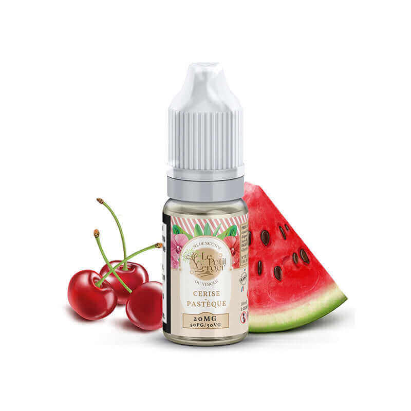 SAVOUREA Le Petit Verger Cerise Pastèque - E-liquide 10ml-20 mg (Sel de nicotine)-VAPEVO