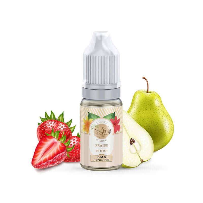 SAVOUREA Le Petit Verger Fraise Poire - E-liquide 10ml-3 mg-VAPEVO