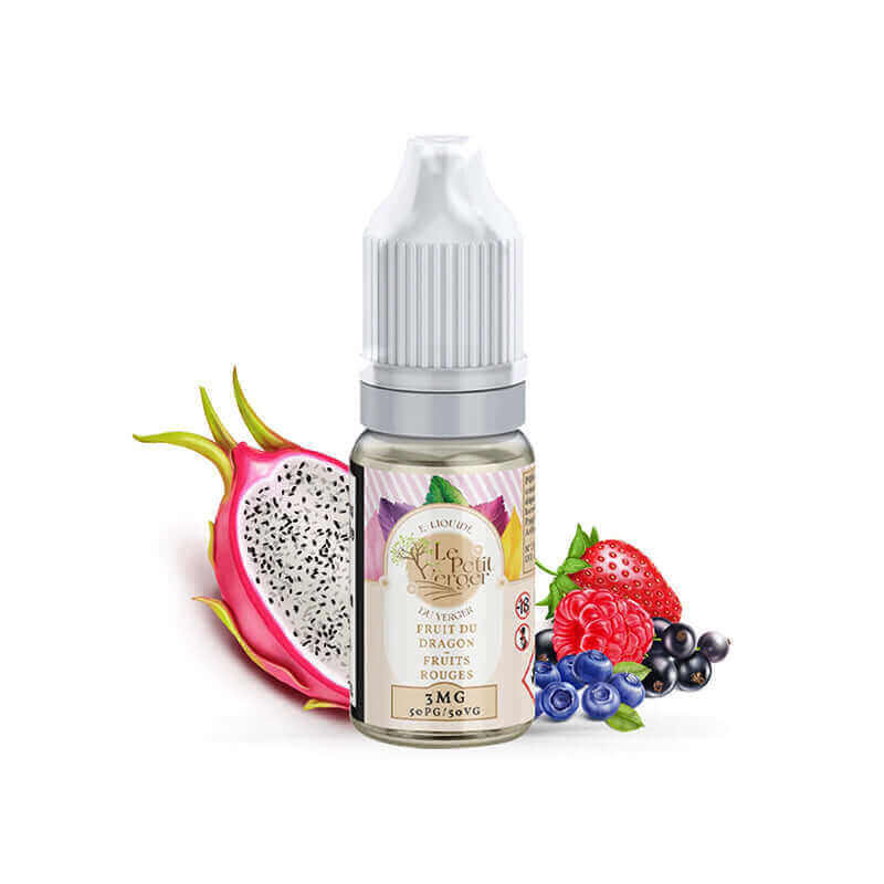 SAVOUREA Le Petit Verger Fruit du Dragon & Fruits Rouges - E-liquide 10ml-3 mg-VAPEVO