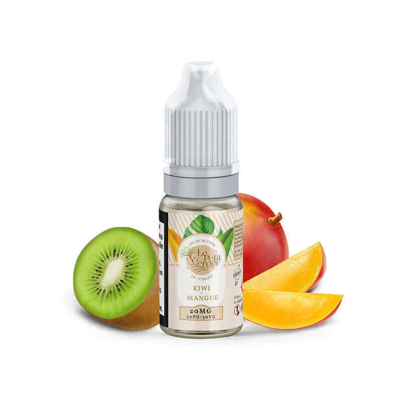 SAVOUREA Le Petit Verger Kiwi Mangue - E-liquide 10ml-20 mg (Sel de nicotine)-VAPEVO