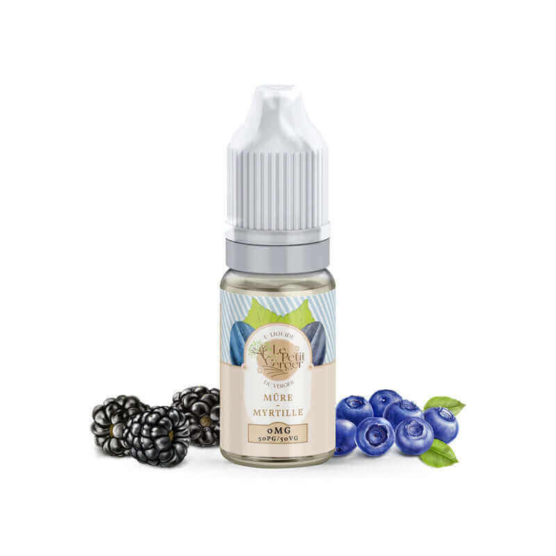 SAVOUREA Le Petit Verger Mûre Myrtille - E-liquide 10ml-3 mg-VAPEVO