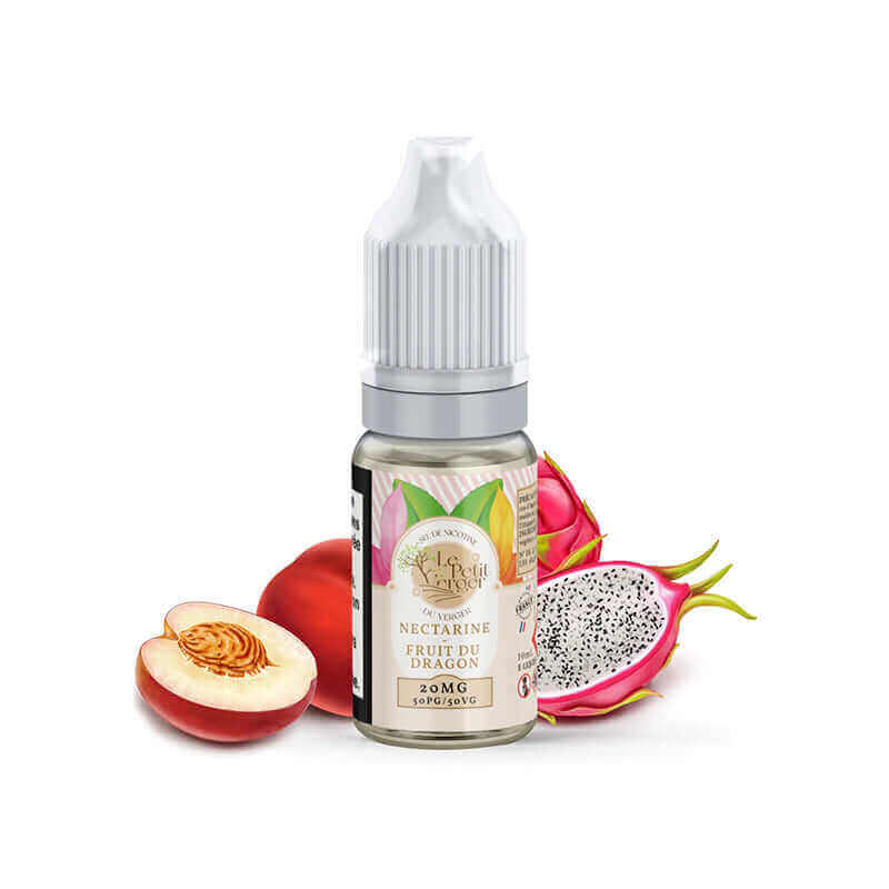 SAVOUREA Le Petit Verger Nectarine & Fruit du Dragon - E-liquide 10ml-20 mg (Sel de nicotine)-VAPEVO