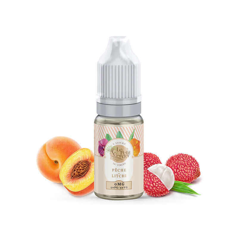 SAVOUREA Le Petit Verger Pêche Litchi - E-liquide 10ml-3 mg-VAPEVO