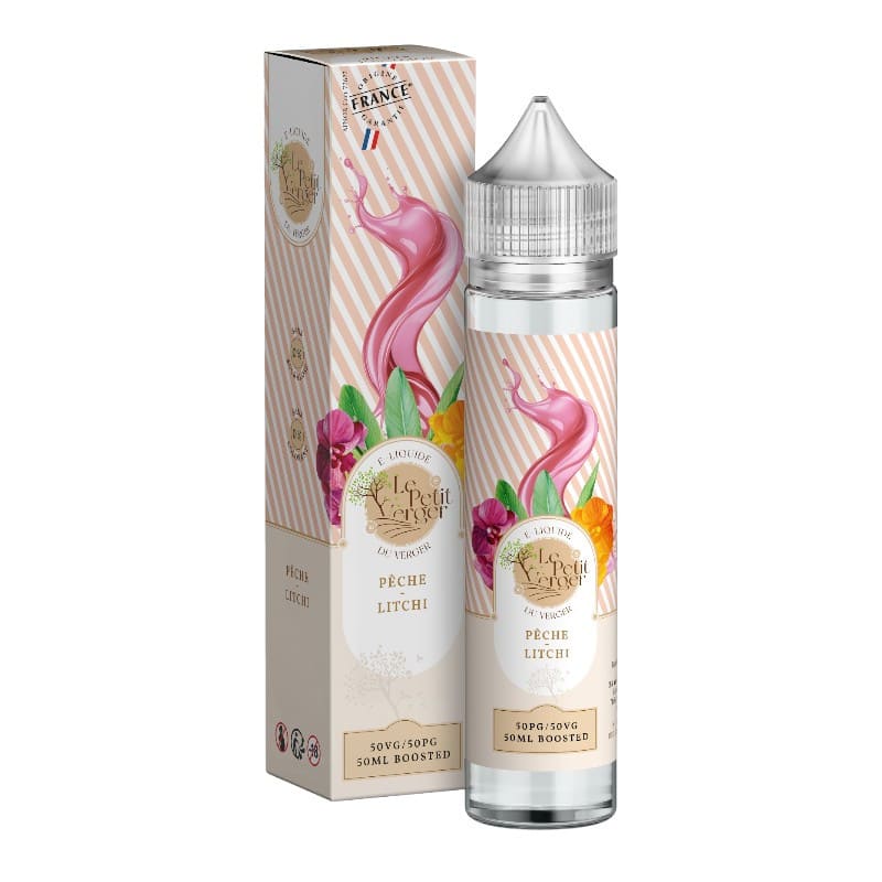 SAVOUREA Le Petit Verger Pêche Litchi - E-liquide 50ml-0 mg-VAPEVO