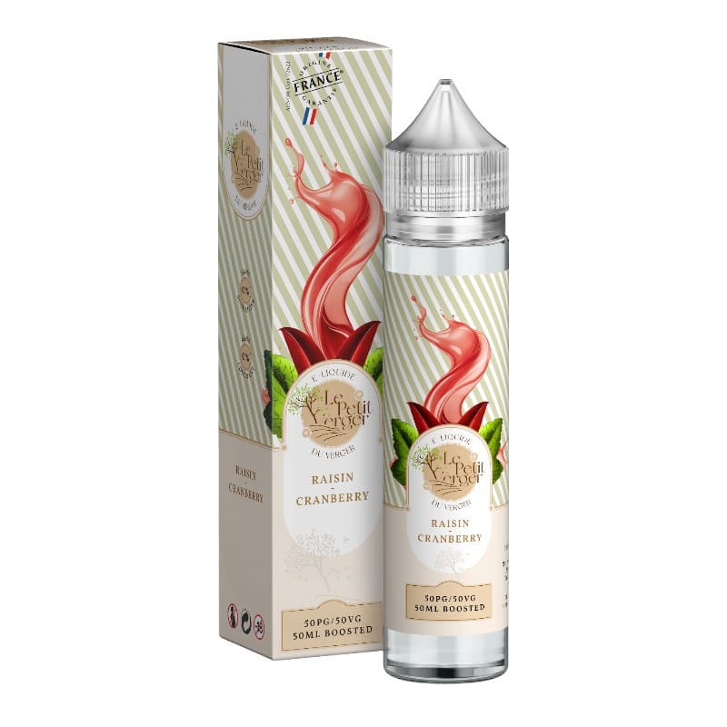 SAVOUREA Le Petit Verger Raisin Cranberry - E-liquide 50ml-0 mg-VAPEVO