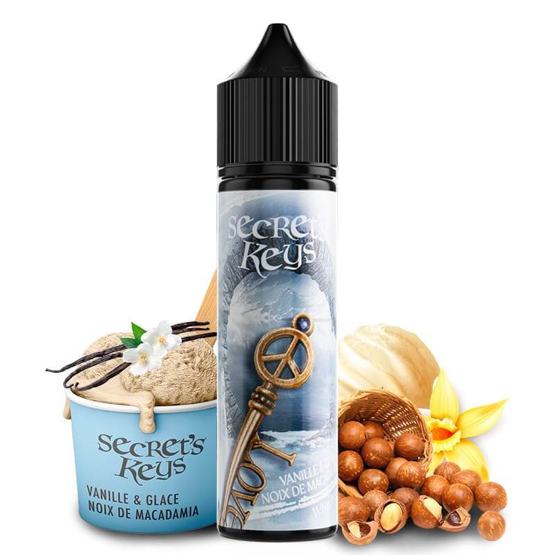 SECRET'S LAB Secret's Keys - White Key - E-liquide 50ml-0 mg-VAPEVO