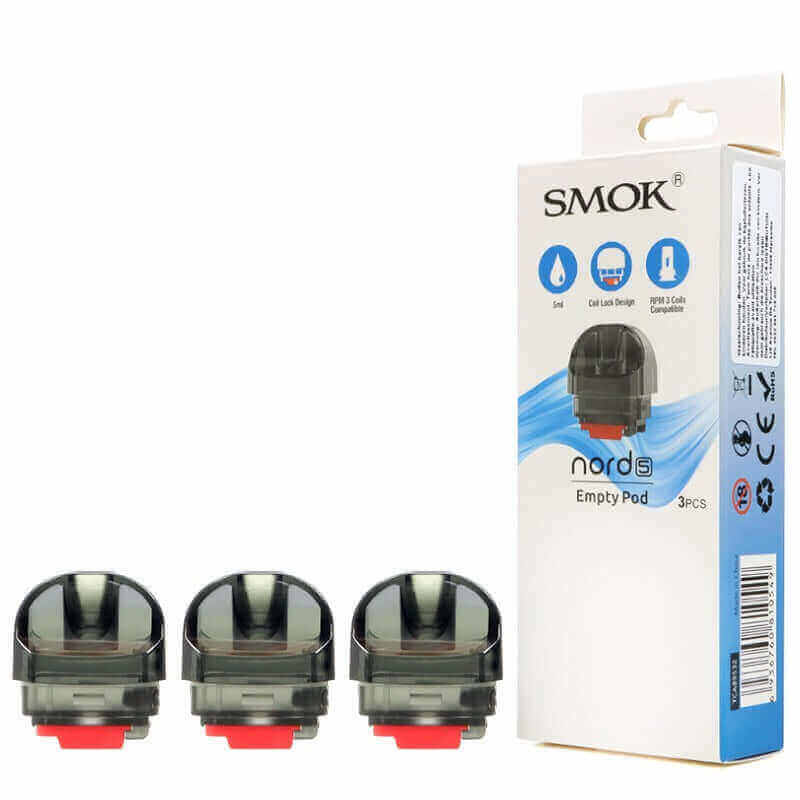 SMOKTECH Nord 5 - Pack de 3 Cartouches Pod 5ml-VAPEVO