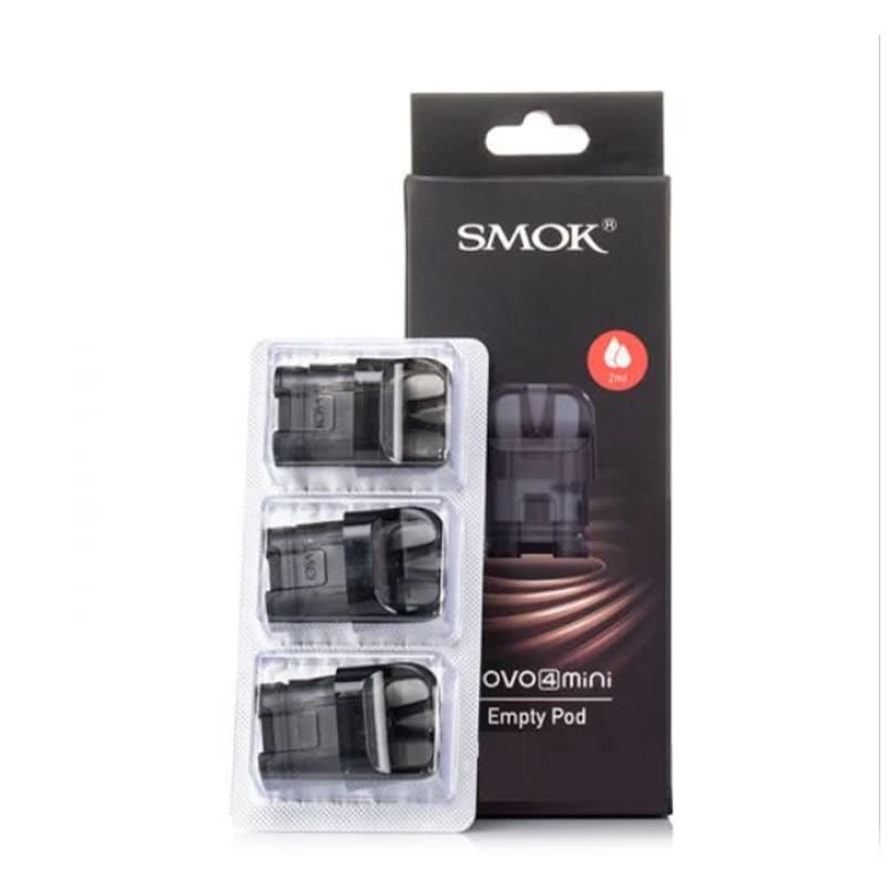 SMOKTECH Novo 4 Mini - Pack de 3 Cartouches Pod 2ml-VAPEVO